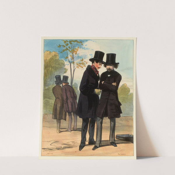 Tu pourrais te contenter d’un simple coup de pistolet à quinze pas (1840-1841) by Paul Gavarni