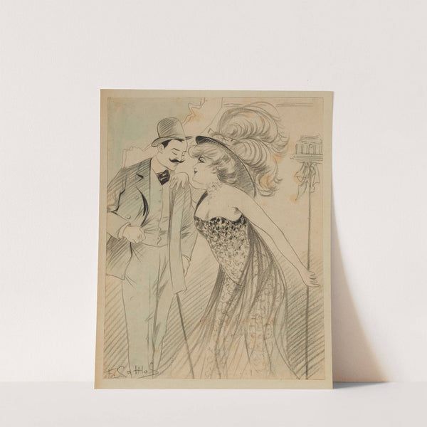 Tu verras ce soir comme le régisseur frappe bien les trois coups by Fernand Louis Gottlob