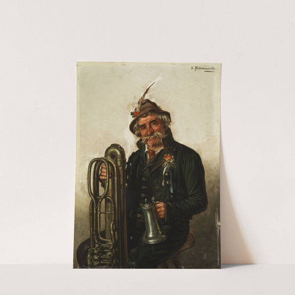 Tubaspieler by Hugo Kotschenreiter