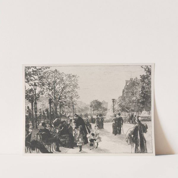 Tuileries Gardens by Léon Augustin Lhermitte