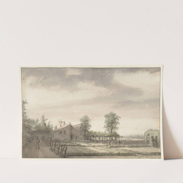 Tuin van de heremitage te Nantes by Lambert Doomer