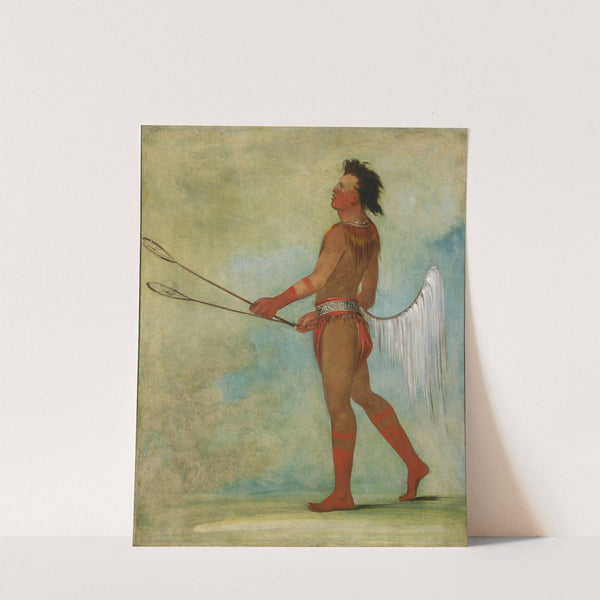 Tul-Lock-Chísh-Ko, Drinks The Juice of The Stone, In Ball-Player's Dress by George Catlin