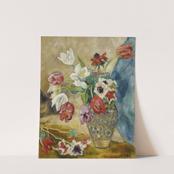 Tulipes et anemones by Louis Valtat