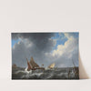 Turbulent water by Johannes Christiaan Schotel