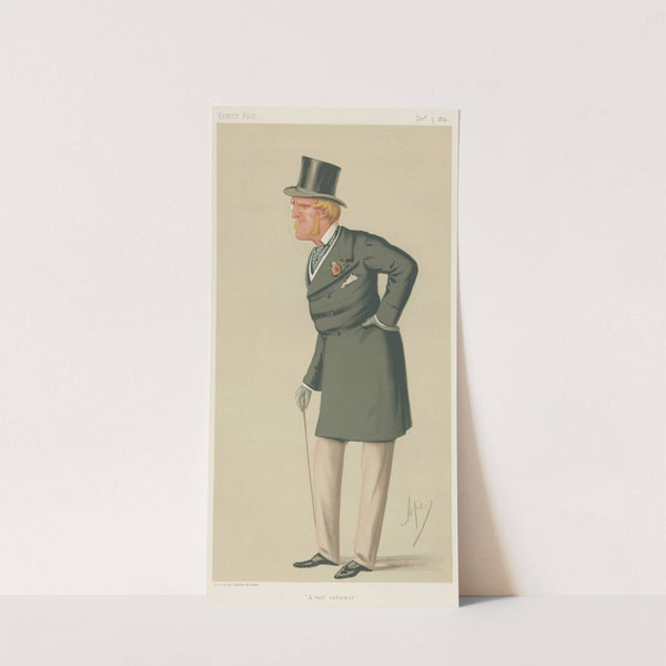 Turf Devotees; ‘A Turf Reformer’, Mr. Henry Chaplin, December 5, 1874 (1874) by Carlo Pellegrini