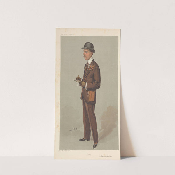 Turf Devotees; ‘Billy’, William Arthur Hamar Bass, September 14, 1905 (1905) by Leslie Matthew Ward