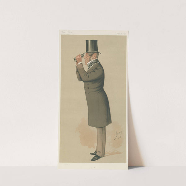 Turf Devotees; ‘G. P.’, Mr. George Payne, September 18, 1875 (1875) by Carlo Pellegrini