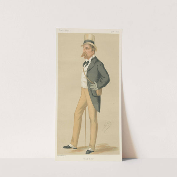 Turf Devotees; ‘Good Looks’, Viscount Cole, October 7, 1876 (1876) by Leslie Matthew Ward