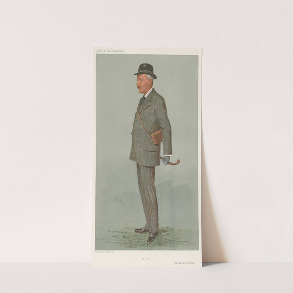 Turf Devotees; ‘J.O.S.’, Sir John Omerod Scarlett Thursby, August 28, 1907 (1907) by Leslie Matthew Ward
