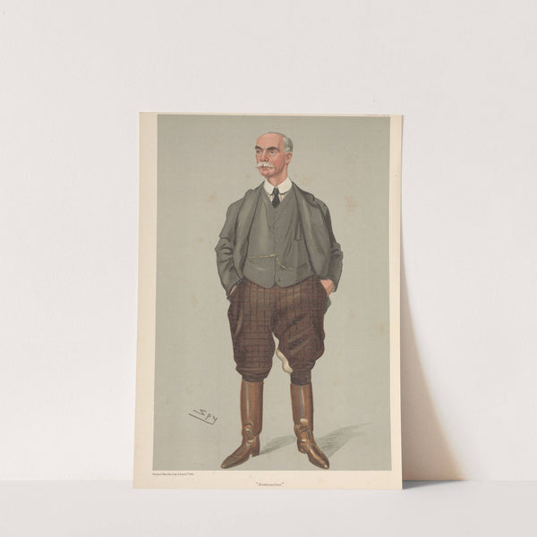 Turf Devotees; ‘Newmarket’, Mr. Charles Day Rose, June 30, 1904 (1904) by Leslie Matthew Ward