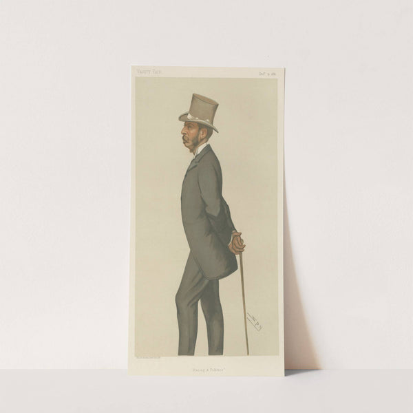 Turf Devotees; ‘Racing and Politics’, The Hon. Algernon William Fulke-Grevile, December 31, 1881 (1881) by Leslie Matthew Ward