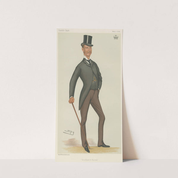 Turf Devotees; ‘Scotland and Racing’, The Duke of Monstrose, March 18, 1882 (1882) by Leslie Matthew Ward