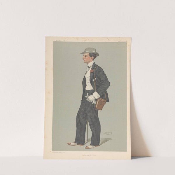 Turf Devotees; ‘Stanley House’, The Hon. George Lambton, March 17, 1904 (1904) by Leslie Matthew Ward