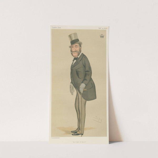 Turf Devotees; ‘The Duke of Sport’, The Duke of Beaufort, September 30, 1876 (1876) by Leslie Matthew Ward