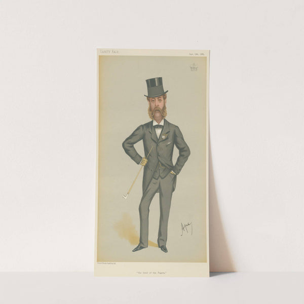 Turf Devotees; ‘The Head of the Pagets’, The Marquis of Anglesey, September 18, 1880 (1880) by Carlo Pellegrini