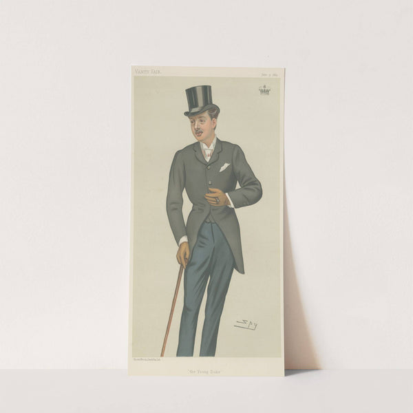 Turf Devotees; ‘The Young Duke’, The Duke of Portland, June 3, 1882 (1882) by Leslie Matthew Ward