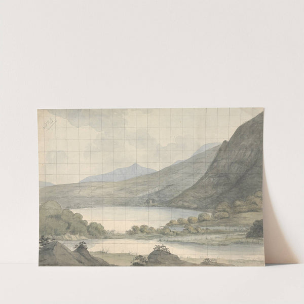 Turk Lake looking Across the River and Brikeen Island (Ireland) by Isaac Weld