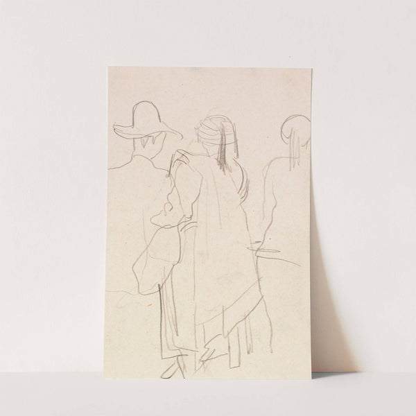 Türke und Europäer (1914) by August Macke