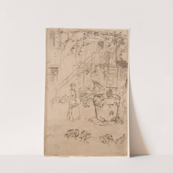 Turkeys (1879) by James Abbott McNeill Whistler