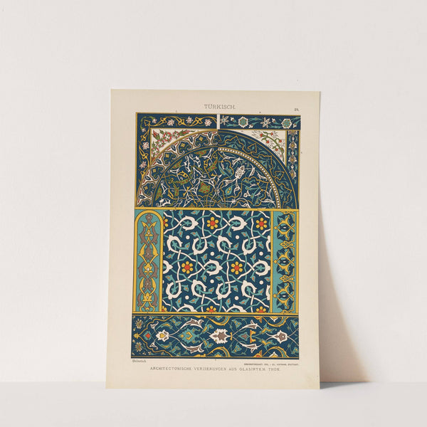 Turkisch – Architektonische Verzierungen aus Glasirtem Thon (1887) by Heinrich Dolmetsch