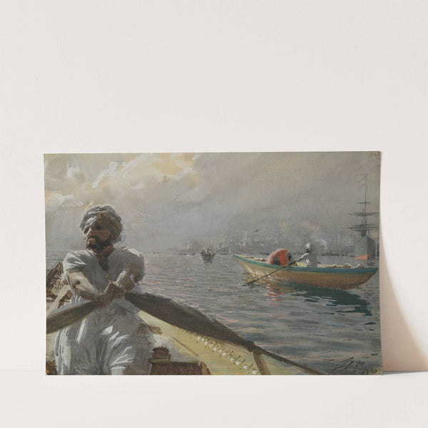 Turkish Boatman in the Constantinople Harbour (1886) by Anders Zorn