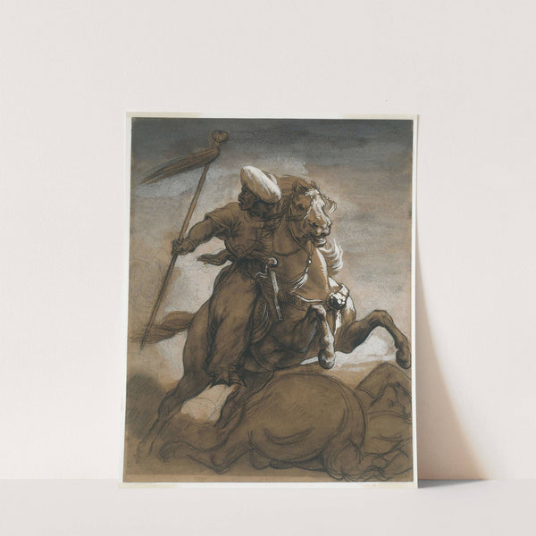 Turkish Cavalier in Combat by Théodore Géricault
