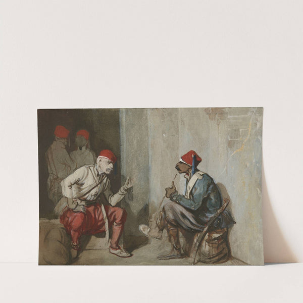 Turkish Guardsmen (1841) by Alexandre-Gabriel Decamps