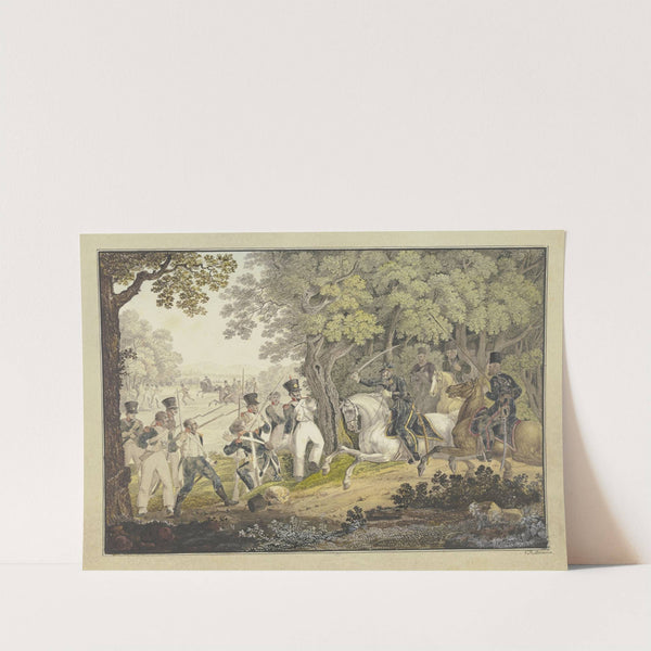 Turkish horseback ambush by Carl Rottmann