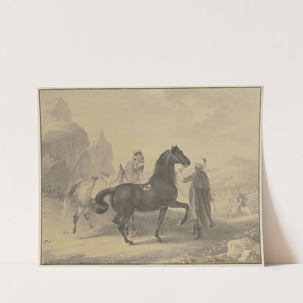 Turkish horses by Johann Georg Pforr