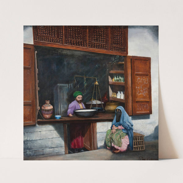 Turkish Milk Shop by Wiktor Chlebowski-Poraj