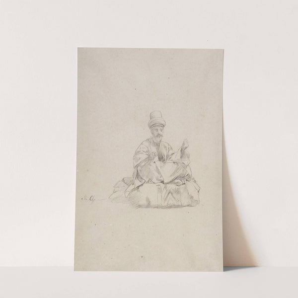 Turkish sage – study (1867 - 1878) by Stanisław Chlebowski