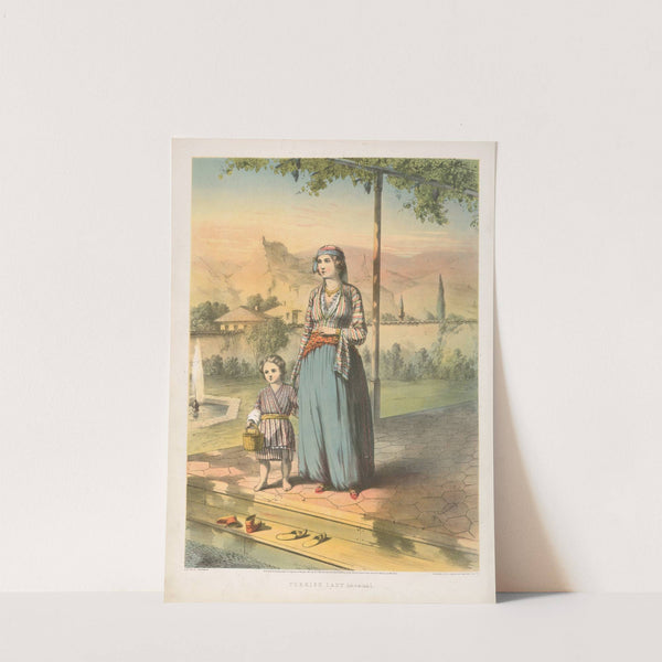 Turkish Woman (Unveiled) (1862) by Henry John Van-Lennep