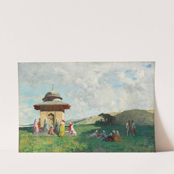 Turkish Women At A Shrine (1871) by Alberto Pasini