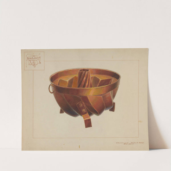 Turk's Head Cake Pan by Edward L. Loper