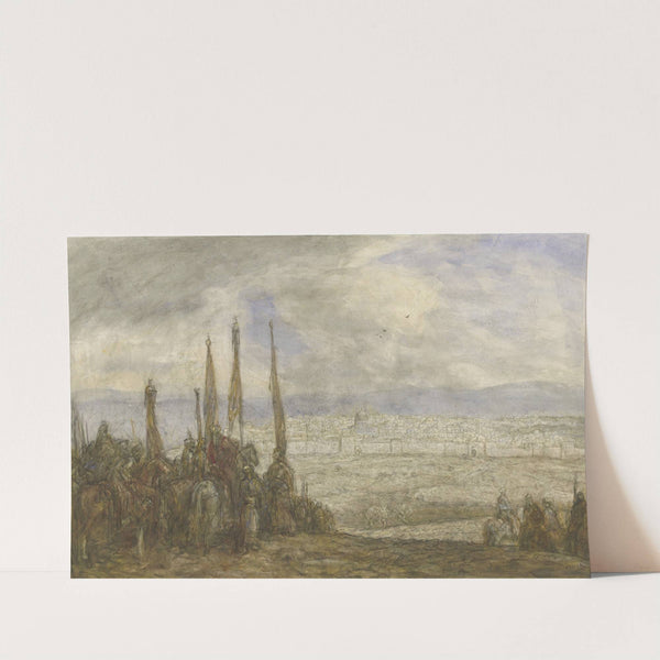 Turks leger voor Jeruzalem (c. 1877 - c. 1932) by Marius Bauer