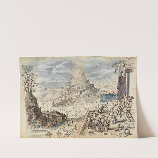 Turmbau zu Babel (1610) by Friedrich Brentel
