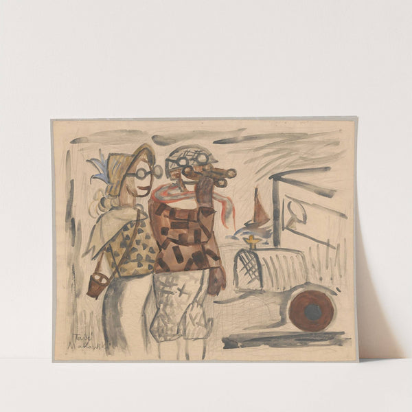 Turyści (1930) by Tadeusz Makowski