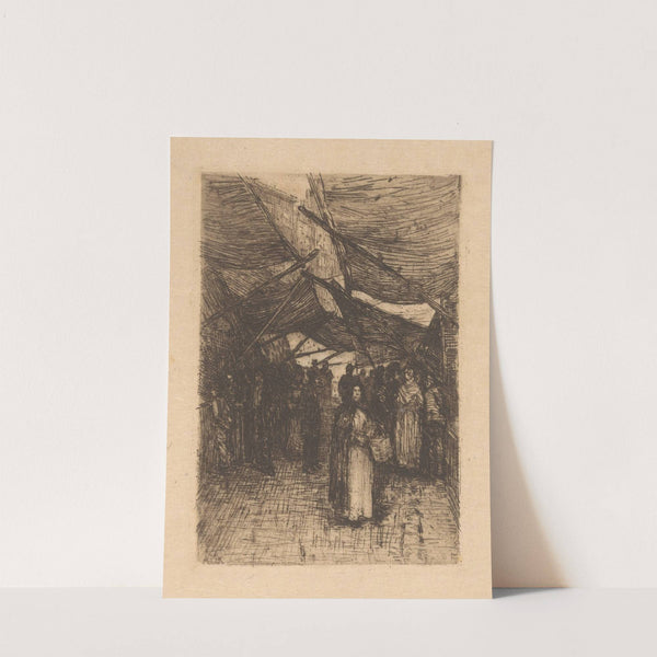 Tussen de kramen by Antoon Derkinderen