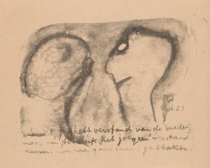Twee geabstraheerde figuren (1923)
