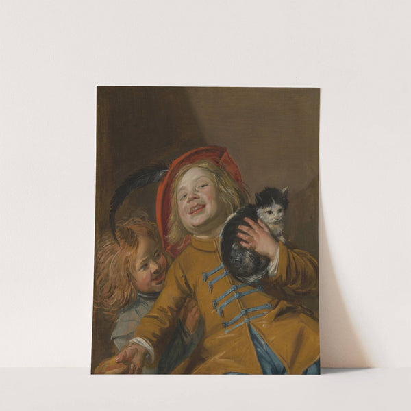 Twee kinderen met een kat (1630) by Judith Leyster