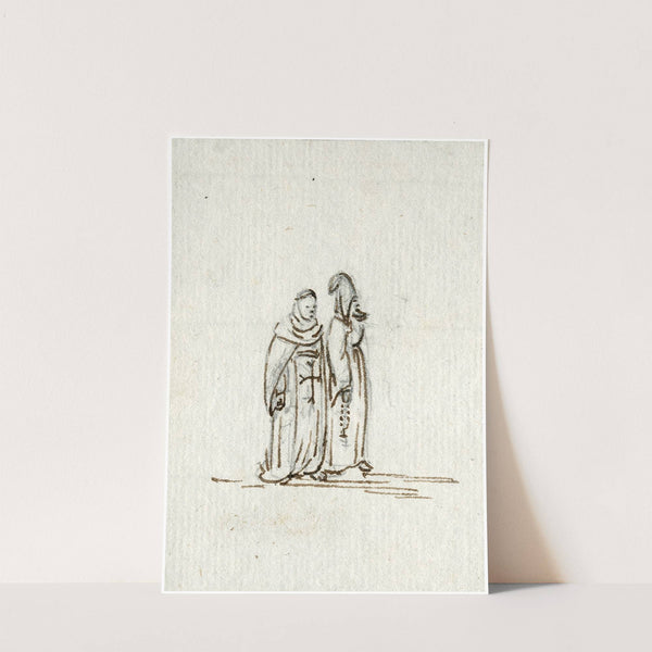 Twee monniken by Otto Howen