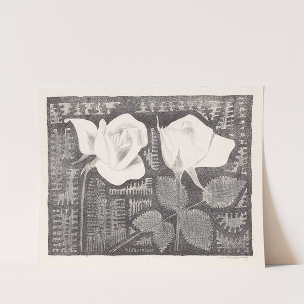 Twee rozen by Samuel Jessurun de Mesquita