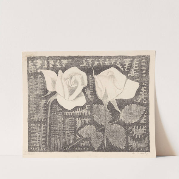 Twee rozen by Samuel Jessurun de Mesquita