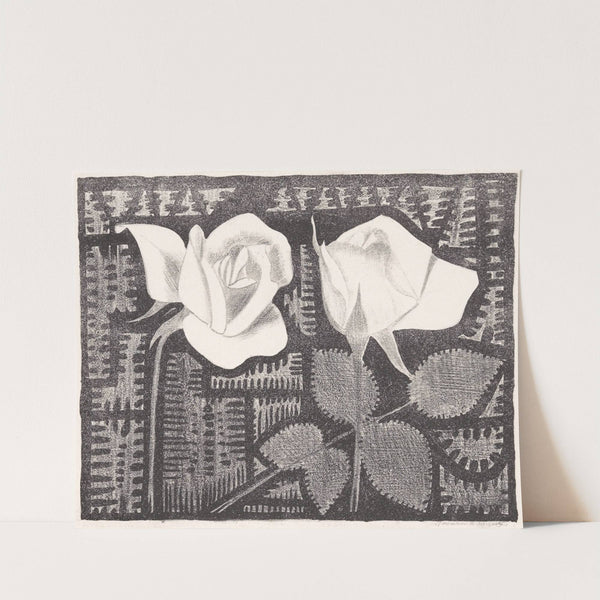 Twee rozen by Samuel Jessurun de Mesquita