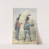 Twee staande militairen (1807) by Jan Anthonie Langendijk