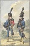 Twee staande militairen (1807)