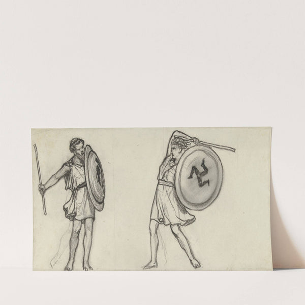 Twee strijdende gymnasiasten (1846 - 1912) by Lawrence Alma-Tadema