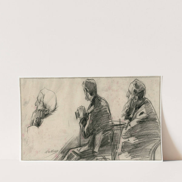 Twee toehoorders by Nicolaas van der Waay