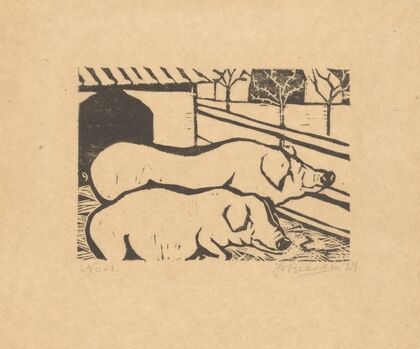 Twee varkens (1924)