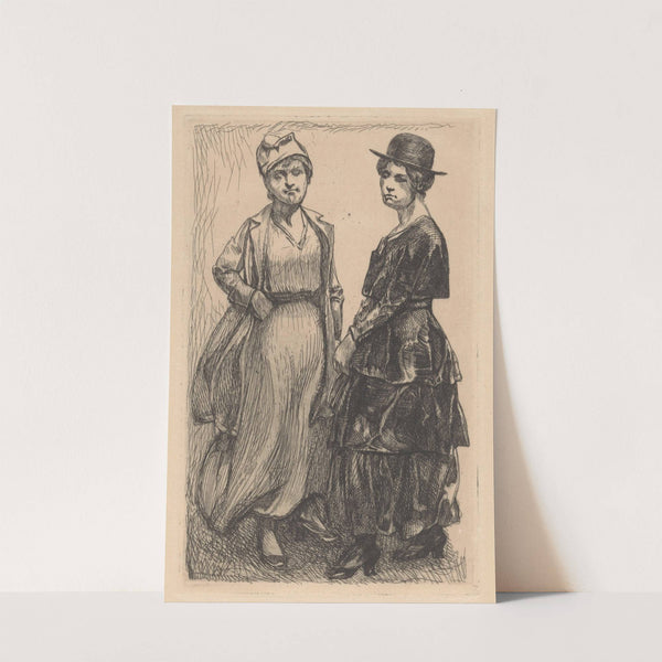 Twee vrouwen (1914-1915) by Johannes Josephus Aarts